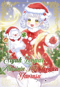 Siyah Leopar Ailesinin Kar Leoparı Yavrusu